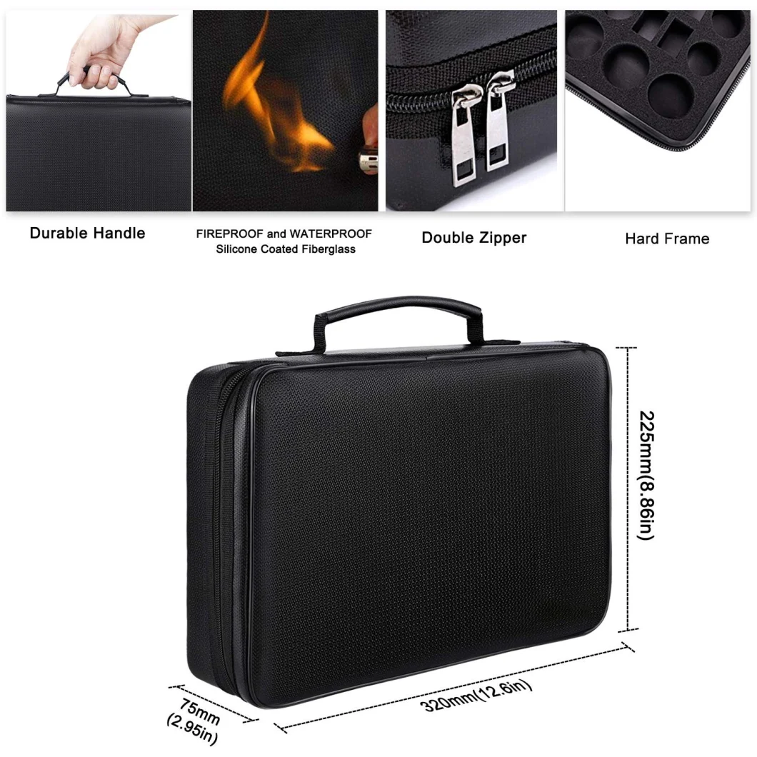 Battery Explosion-Proof Safety Fireproof Lipo Batter Carring Fireproof Lithium Battery Bag