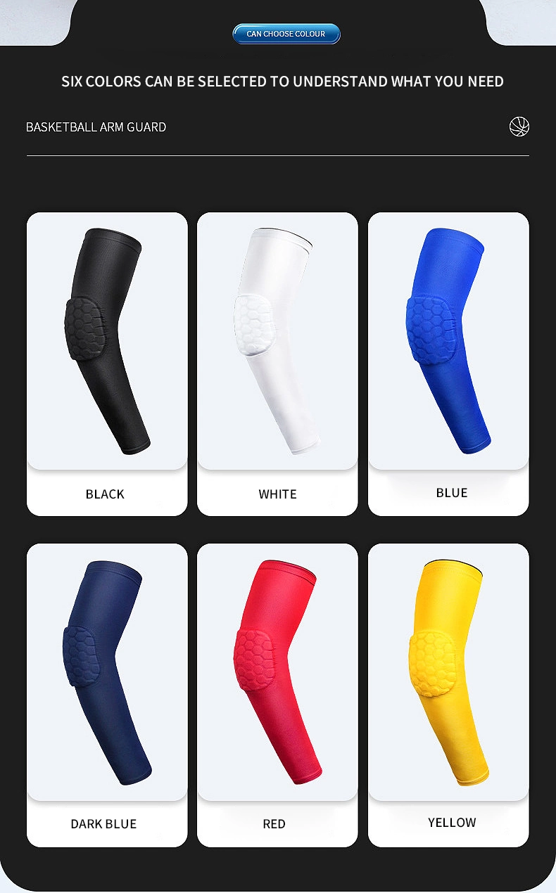 Honeycomb Joint Anti-Collision Basketball Sports Arm Sleeve Elbow Protective Gear